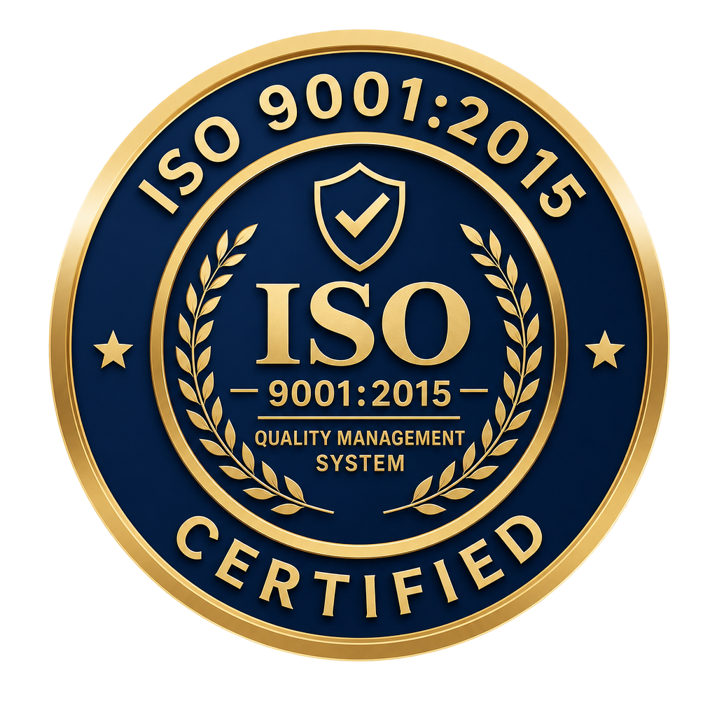 ISO 9001:2015 Certified